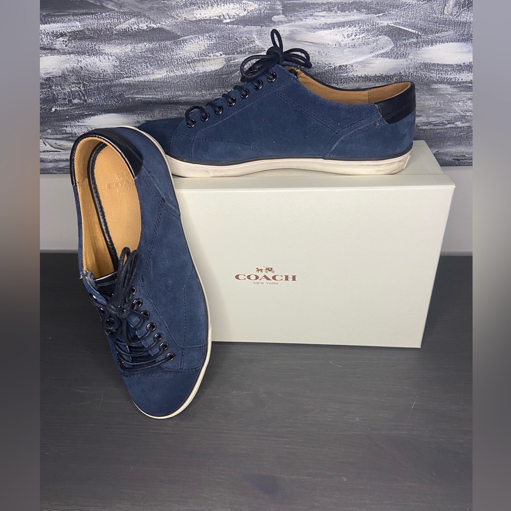 Men’s COACH suede sneakers